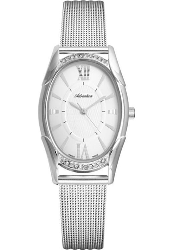 Zegarek Adriatica Zegarek Damski Adriatica A3637.5163QZ srebrny. Kolor: srebrny