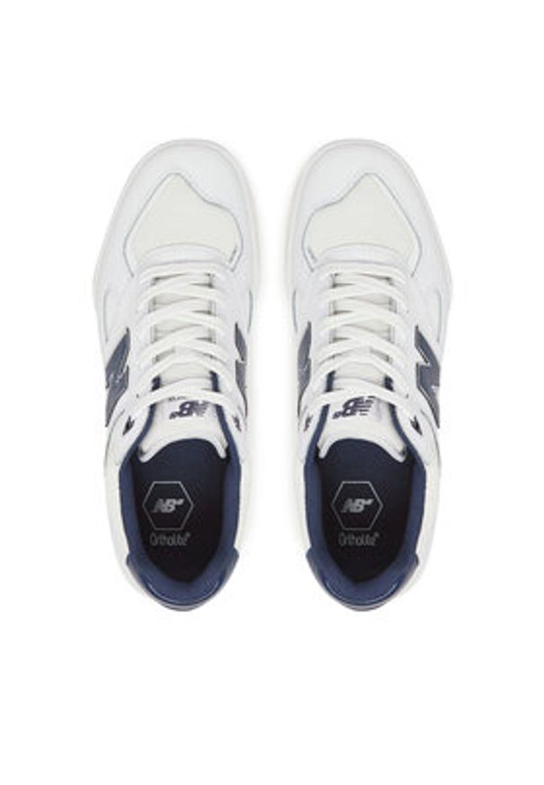 New Balance Sneakersy NM600TTN Biały. Kolor: biały. Materiał: skóra, zamsz