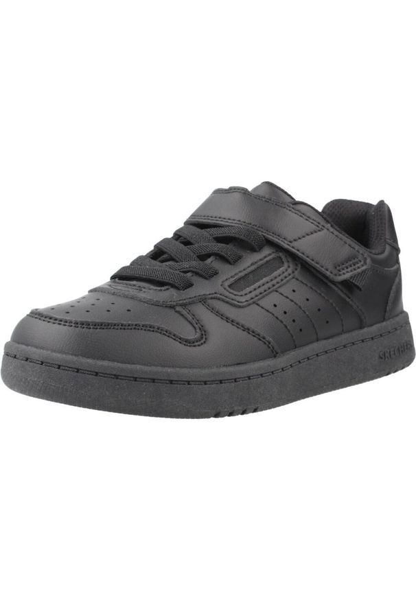 skechers - Kapcie SKECHERS QUICK STREET Czarny. Okazja: na co dzień. Kolor: czarny. Materiał: syntetyk, tkanina