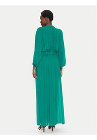 Luisa Spagnoli Sukienka wieczorowa Paiolo 541815 Zielony Regular Fit. Kolor: zielony. Materiał: wiskoza. Styl: wizytowy #4