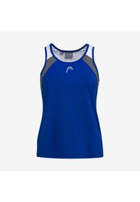 Head - Koszulka bez rękawów dla dziewczynek CLUB 22 Tank Top. Kolor: niebieski. Materiał: jersey, materiał, poliester. Długość rękawa: bez rękawów
