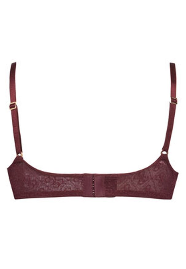 Guess Biustonosz push-up O5RC12 KCLB0 Bordowy. Kolor: czerwony. Materiał: syntetyk. Rodzaj stanika: push-up