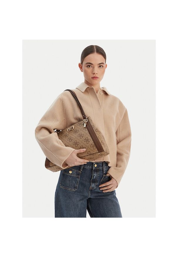 Torebka Guess. Kolor: brązowy