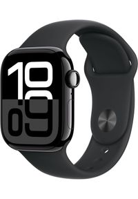 APPLE - Watch Apple Watch Series 10 GPS 42mm Jet Black Aluminium Case with Sport Band M/L - Black. Styl: sportowy