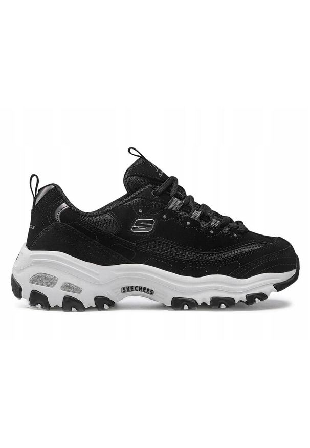 skechers - Buty na co dzień damskie SKECHERS D'LITES BIGGEST FAN. Okazja: na co dzień. Kolor: czarny. Model: Skechers Sport. Sport: turystyka piesza