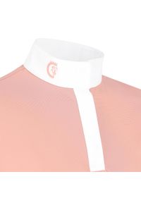 KENTUCKY HORSEWEAR - Dziewczęca koszulka polo z długim rękawem do jazdy konnej Kentucky Tokyo. Typ kołnierza: polo. Kolor: różowy. Długość rękawa: długi rękaw. Długość: długie. Styl: młodzieżowy #1