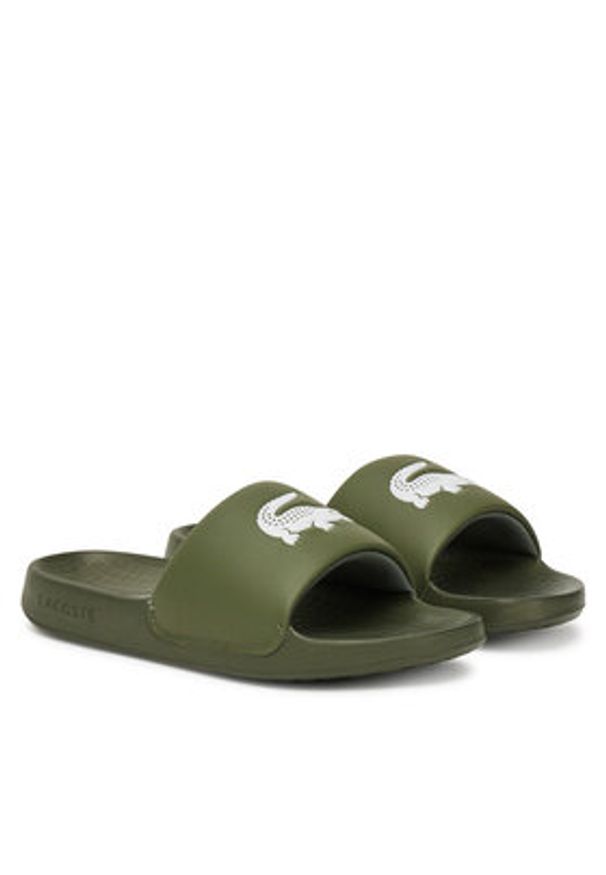 Lacoste Klapki 7-49CMA0021 Khaki. Kolor: brązowy