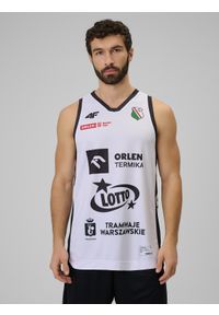 4f - 4F Koszulka meczowa replika domowa z sezonu 2025/26 męska 4F x Legia Warszawa - biała 3XL. Kolor: biały. Materiał: materiał. Wzór: nadruk. Sport: fitness #1