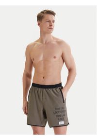 RVCA Szorty sportowe Ali Yogger Stretch 17" 23MS103515 Brązowy Regular Fit. Kolor: brązowy. Materiał: syntetyk #4