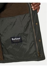 Barbour Kurtka przejściowa MQU0281GN72 Zielony Slim Fit. Kolor: zielony. Materiał: syntetyk #3