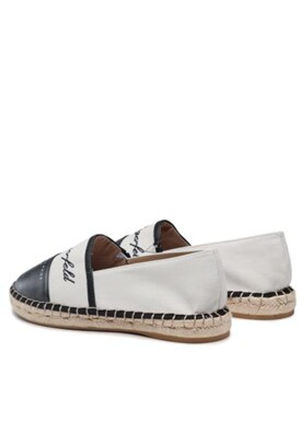 Karl Lagerfeld - KARL LAGERFELD Espadryle KL80123 Écru. Materiał: materiał