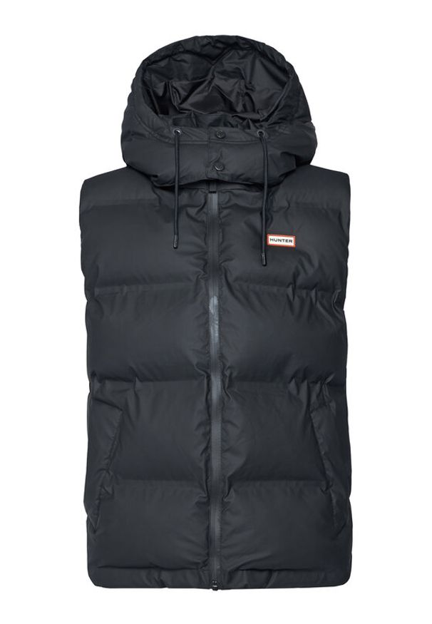 Hunter Kamizelka Alistar HARM0022252 Czarny Regular Fit. Kolor: czarny. Materiał: syntetyk