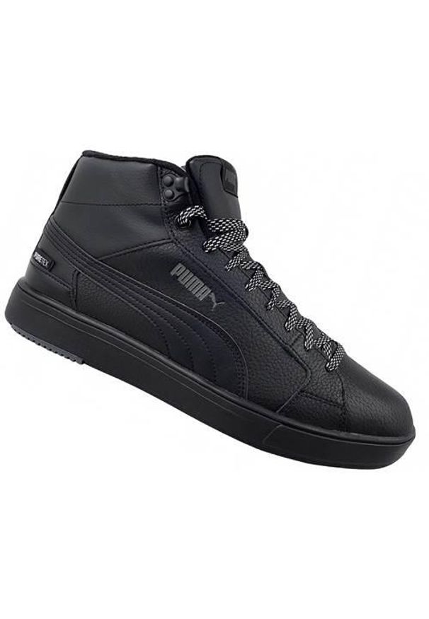 Buty do chodzenia męskie Puma Serve Pro Mid Ptx. Zapięcie: sznurówki. Kolor: wielokolorowy, czarny. Materiał: guma, materiał, syntetyk. Szerokość cholewki: normalna. Sport: turystyka piesza