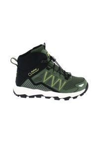 ELEMENTERRE - Buty trekkingowe dla dzieci Élémenterre Chabunco. Kolor: zielony. Sport: turystyka piesza
