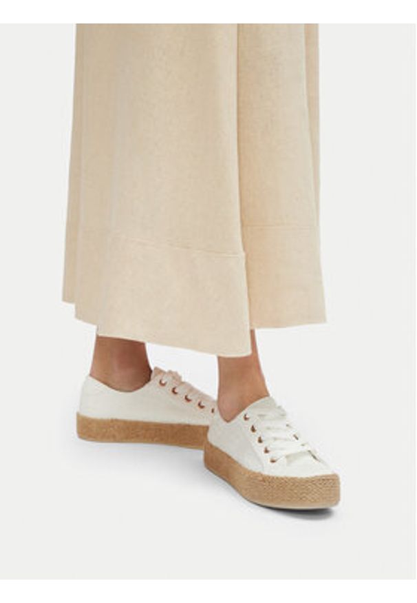 Jenny - JENNY Espadryle EMMA WSK1576-05 Biały. Kolor: biały. Materiał: materiał