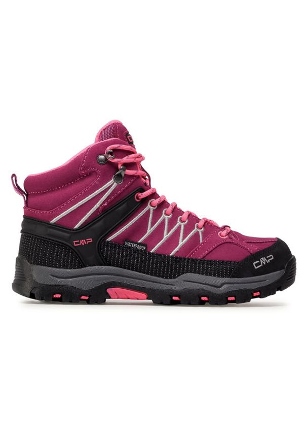 CMP Trekkingi Kids Rigel Mid Trekking Shoe Wp 3Q12944J Różowy. Kolor: różowy. Materiał: zamsz, skóra