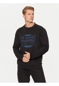 G-Star RAW - G-Star Raw Bluza Originals D25441-D797 Czarny Regular Fit. Kolor: czarny. Materiał: bawełna