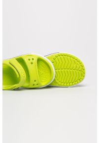 Crocs - Sandały dziecięce. Zapięcie: klamry. Kolor: żółty, zielony, wielokolorowy. Materiał: syntetyk, materiał, guma. Wzór: gładki #2