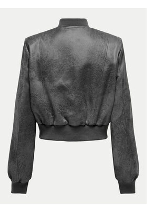 only - ONLY Kurtka z imitacji skóry Paris 15330040 Szary Regular Fit. Kolor: szary. Materiał: skóra