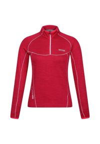 Regatta - Bluza Szybkoschnąca Z Suwakiem Damska Yonder. Kolor: różowy. Styl: sportowy. Sport: turystyka piesza