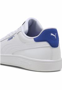 Puma - Sneakersy Smash 3.0 L PUMA White Vivid Blue. Kolor: biały, niebieski, wielokolorowy. Sport: tenis