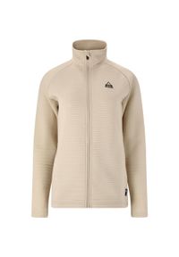 Polar zapinany na zamek błyskawiczny SOS Muju V1. Kolor: beżowy, wielokolorowy, biały. Materiał: polar. Sport: narciarstwo, turystyka piesza, wspinaczka #1