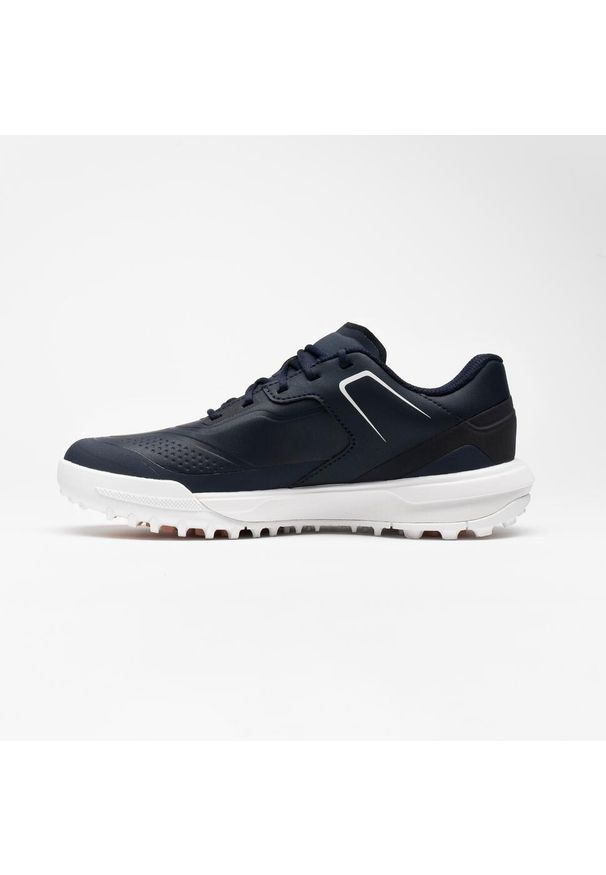 INESIS - Buty do golfa damskie Inesis MW500 wodoodporne. Kolor: niebieski, beżowy, biały, różowy, wielokolorowy. Materiał: materiał, kauczuk. Sport: golf
