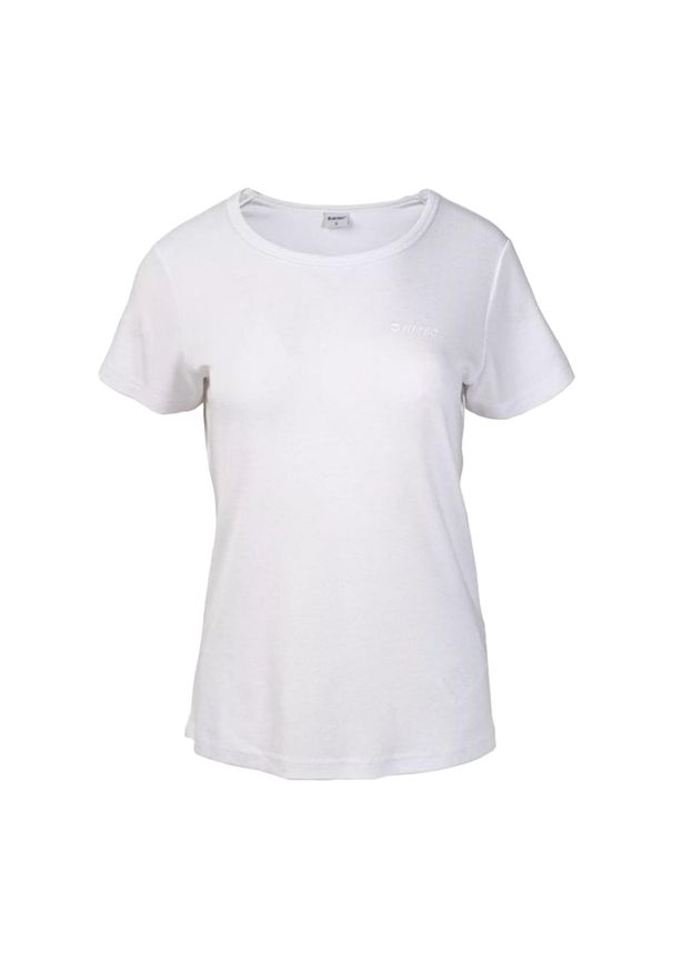 Hi-tec - T-shirt Damski Z Krótkim Rękawem Lofe. Kolor: biały. Długość rękawa: krótki rękaw. Długość: krótkie