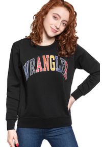 Wrangler - BLUZA WRANGLER REGULAR SWEAT BLACK W6N2HA100