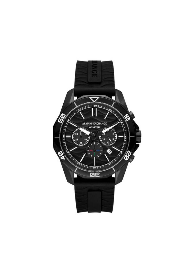 Zegarek Armani Exchange. Kolor: czarny