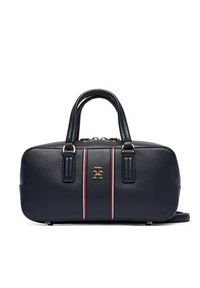TOMMY HILFIGER - Tommy Hilfiger Torebka Th Daily Crossover Corp AW0AW18641 Granatowy. Kolor: niebieski. Materiał: skórzane #3