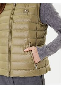 TOMMY HILFIGER - Tommy Hilfiger Bezrękawnik WW0WW45499 Khaki Regular Fit. Kolor: brązowy. Materiał: syntetyk. Długość rękawa: bez rękawów #3