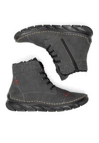 Rieker Trzewiki 55031-45 Szary. Kolor: szary. Materiał: materiał #2