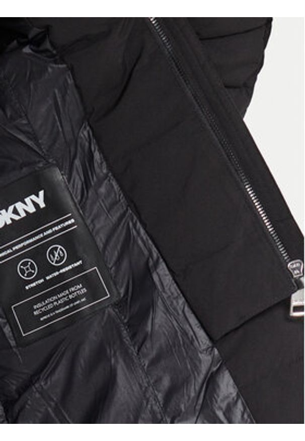 DKNY Kurtka zimowa DLEMPN45 Czarny Regular Fit. Kolor: czarny. Materiał: syntetyk. Sezon: zima