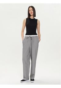 only - ONLY Spodnie materiałowe Tille 15339242 Szary Straight Fit. Kolor: szary. Materiał: syntetyk #5