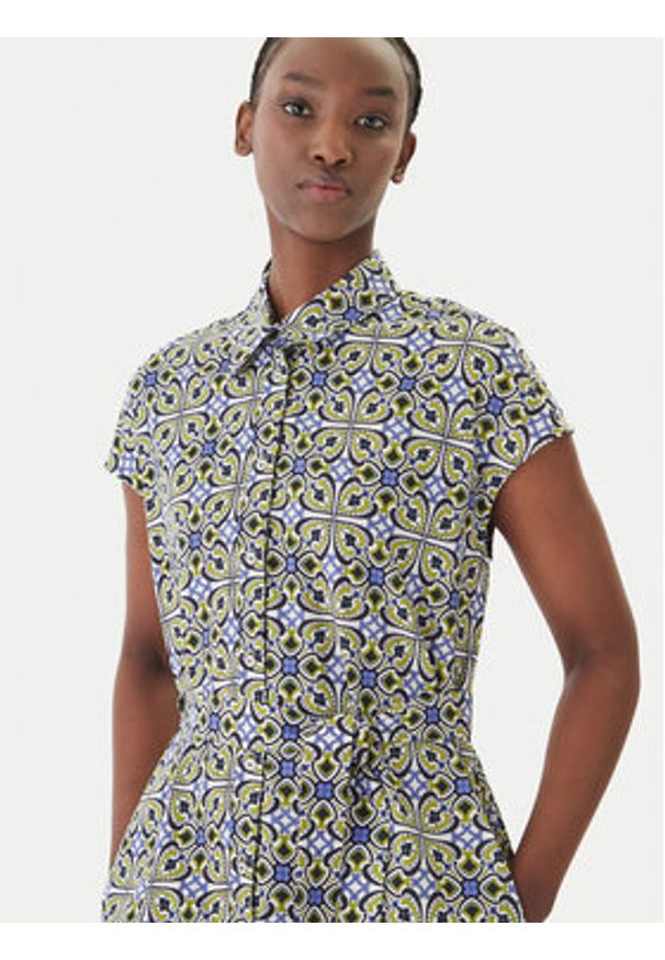 Marella Sukienka koszulowa Panino 2615221262 Kolorowy Regular Fit. Materiał: bawełna. Wzór: kolorowy. Typ sukienki: koszulowe