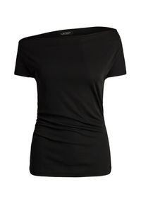 Lauren Ralph Lauren - LAUREN RALPH LAUREN Bluzka 200963913002 Czarny Slim Fit. Kolor: czarny. Materiał: syntetyk #5
