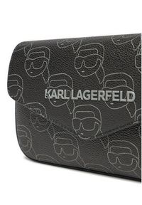 Karl Lagerfeld - KARL LAGERFELD Torebka A1W32045 Czarny. Kolor: czarny. Materiał: skórzane