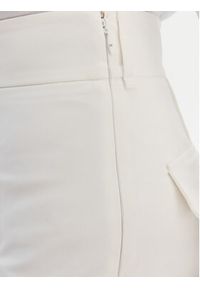Elisabetta Franchi Spódnica ołówkowa GO-159-61E2-V360 Écru Regular Fit. Kolor: kremowy. Materiał: syntetyk #5