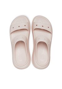 Crocs Klapki Classic Crush Sandal 207670 Beżowy. Kolor: beżowy #5