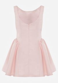 Born2be - Różowa Elegancka Sukienka o Rozkloszowanym Kroju Bez Rękawów Eupene. Okazja: na co dzień. Kolor: różowy. Długość rękawa: bez rękawów. Typ sukienki: proste, rozkloszowane. Styl: elegancki #8