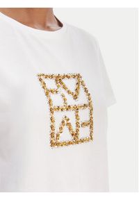 Marella T-Shirt Tema 2615971031 Biały Regular Fit. Kolor: biały. Materiał: bawełna #4