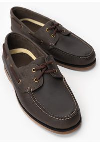 Mokasyny męskie Timberland Classic Boat 2 Eye. Okazja: na co dzień, do pracy, na spacer. Kolor: brązowy. Styl: casual #5