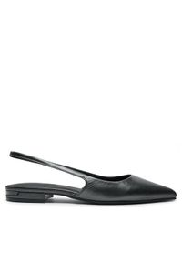 Calvin Klein Sandały Flat Slingback Pump Pearl HW0HW02120 Czarny. Kolor: czarny #1