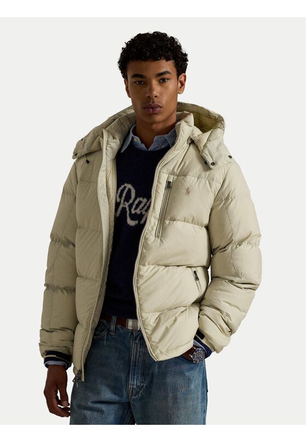 Polo Ralph Lauren Kurtka puchowa 710968278007 Écru Regular Fit. Typ kołnierza: polo. Materiał: syntetyk