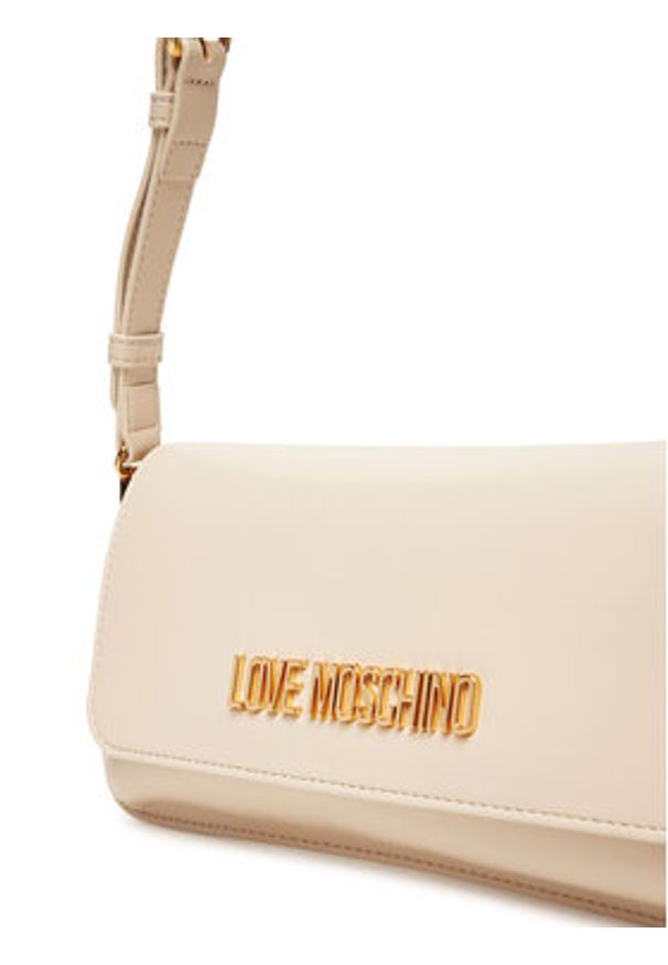 Love Moschino - LOVE MOSCHINO Torebka JC4058PP1NLO0110 Beżowy. Kolor: beżowy. Materiał: skórzane