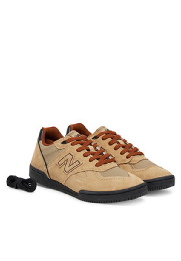 New Balance Sneakersy NM600BNT Beżowy. Kolor: beżowy. Materiał: zamsz, skóra