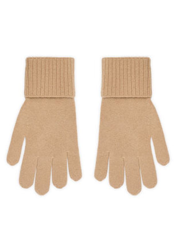 Weekend Max Mara Rękawiczki Damskie Zamianew 2525566055 Beżowy. Kolor: beżowy. Materiał: wełna, materiał