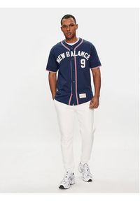 New Balance Koszula Greatest Hits MT41512 Granatowy Relaxed Fit. Kolor: niebieski. Materiał: bawełna #4