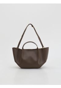 Reserved - Torebka shopper - brązowy. Kolor: brązowy. Materiał: skórzane #1